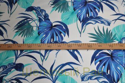 Хлопок с эластаном "Весенний лес" (в-120)