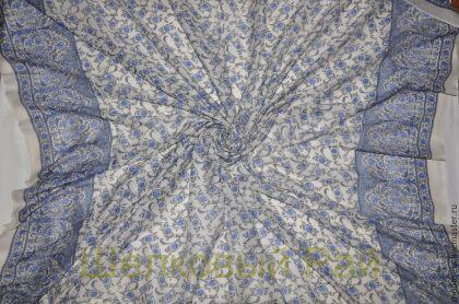 Батист хлопковый "Незабудки" (ж-54)