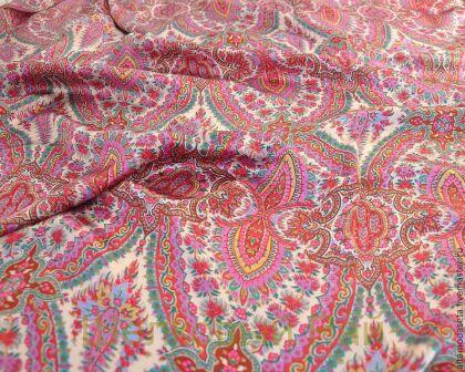 Атласный шелк "ETRO" (ж-121) (цвет розовый)