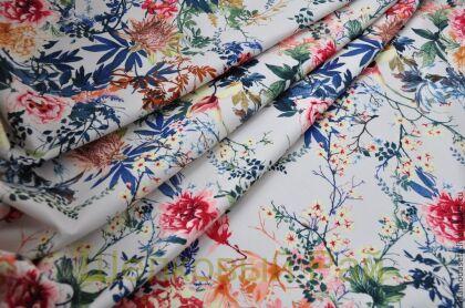 Хлопок стрейч джинсовый (в-127)