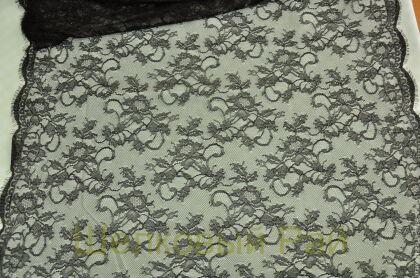 Кружево "Solstiss" Цвет черный в-27