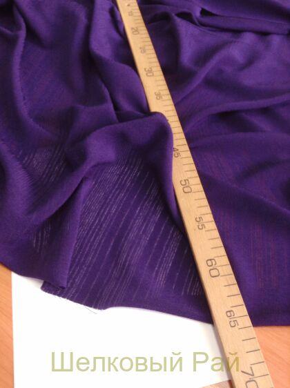 Крепдешин деворе фиолетовый (д-794)