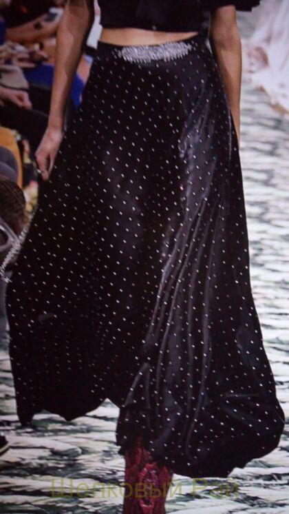 Бархат на шелке "Dolce&Gabbana" (д-1075)