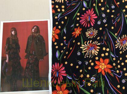 Крепдешин шелковый "ETRO" (г-483)