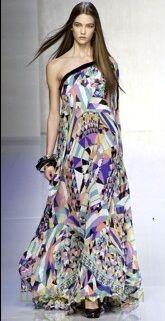 Атлас шелковый "Emilio Pucci" (г-388)