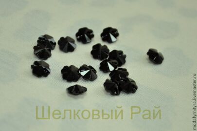 Пуговицы пришивные SWAROVSKI Цвет Черный