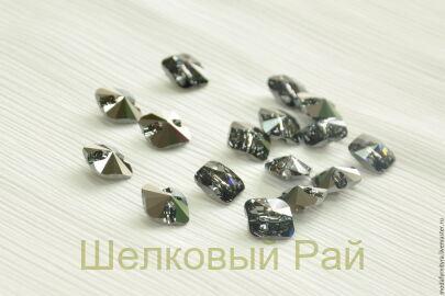 Пуговицы пришивные SWAROVSKI Цвет Темное серебро