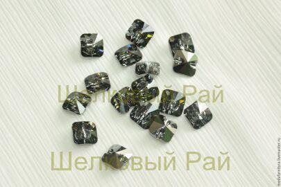 Пуговицы пришивные SWAROVSKI Цвет Темное серебро
