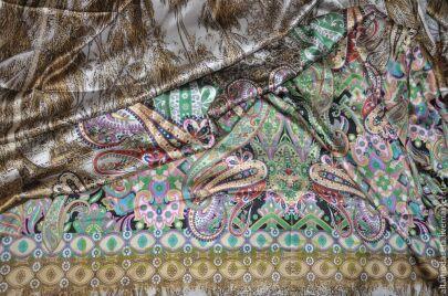 Шелк атласный "ETRO", в-197