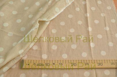 Батист хлопковый "Горохи" (ж-24)