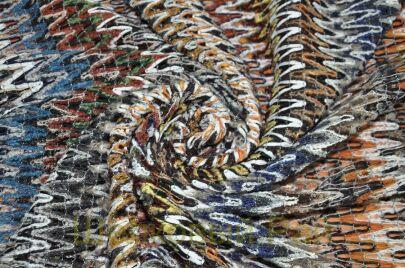 Шерсть вязаная "Missoni", цвет разноцветный