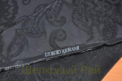Жаккард "Armani" Цвет черный (г-216)