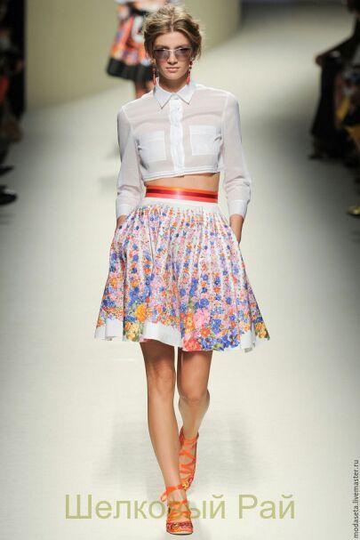 Шелк муслин "ALBERTA FERRETTI", (б-264)