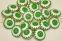 Пуговицы зеленые "Chanel" (к-28)