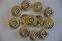 Пуговицы "Chanel" золотистые 23 мм (д-1435)